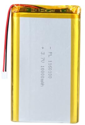 3.7V 10000mAh Akku 1160100 Lithium-Polymer-Ionen-Lithium-Ionen-Li-Po-Akku mit 2P-PH-Anschluss mit 2.0 mm Rastermaß