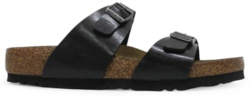 Birkenstock Unisex Sydney BS Birko-Flor Graceful Licorice Sandalen 37 EU