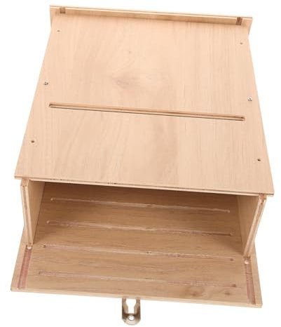 Levemolo Holz-fledermauskasten Handgefertigter Nistkasten Für Fledermäuse Wetterfestes Tierhaus Zum Aufhängen Im Garten Dreischichtiger Unterschlupf Für Wildtiere