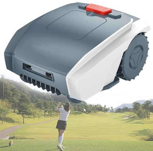 Beachtiful Robotic Lawn Mower, Automatic Lawn Mower with Ultra-Quiet Smart Mowing Technology, Cut Height 20-55mm, ±25%（14°） Slope, for Small to Medium Yards (0.4 Acre)