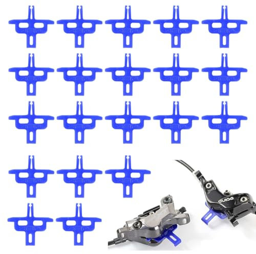 CPJJ 20 Stück transportsicherung scheibenbremse,Fahrrad Hydraulische Scheibenbremsen Spacer Pads MTB Fahrradzubehör
