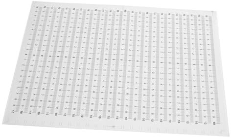 HOMOCONO 20pcs Adhesive Backed Measuring Tape Sticky Ruler for Drafting Table Engineering Scale Ruler Measure Tape for Workbench Woodworking Random Style