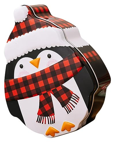 ASAKKURA Candy Containers Christmas Theme Tin Box for Sweets Storage Box for Party Candy Tins Decorative