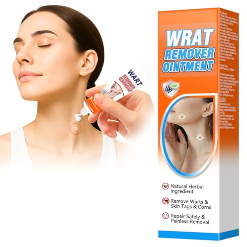 Crema Quita Verrugas 20g – Eliminador de Verrugas y Lunares – Quitar Verrugas Cuello y Cara, Tratamiento para Eliminar Verrugas en Cuerpo, Manos y Rostro