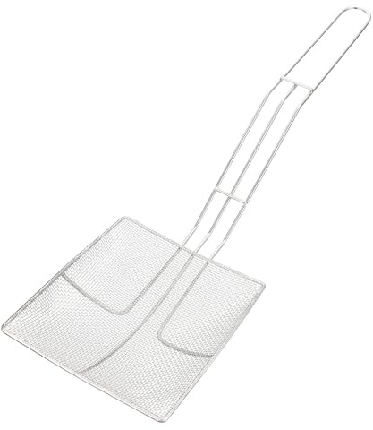 PAMINGONO Cuchara Filtro Acero Inoxidable Cuadrada para Aceite y Residuos Espumadera Resistente y Versátil para Ollas de Sopa y Fritura Utensilio Cocina Duradero y Seguro para Hogar y