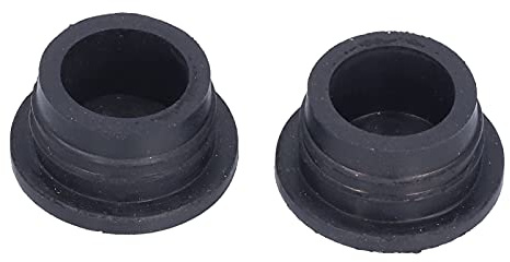 Tomotato Pare-Chocs d'échelle de Piscine, tampons en Caoutchouc pour échelle de Piscine, Bouchon intérieur en Caoutchouc Noir pour escalier de Piscine, Accessoires de Protection de