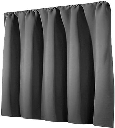 QINLIQIN Verdunklungsvorhänge für Schienen 134 x 170 cm Weich Und Langlebig Verdunkelungsvorhang Waschbar, 1Er-Set für Schlafzimmer, Kinderzimmer, Dunkelgrau