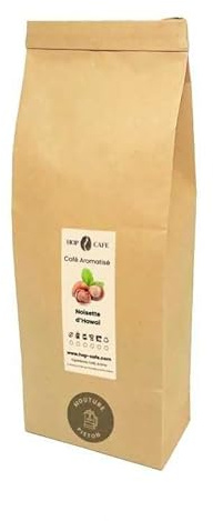 HOP CAFE Moulu Aromatisé Noisette d'Hawaï • 250g | Mouture Piston