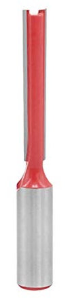 BOZONLI 1/2 Pulgadas Vástago Extra Larga Recta Fresa Broca Cortadora de Madera, Fresas de Ranurar,D 8mm, L 50,8mm