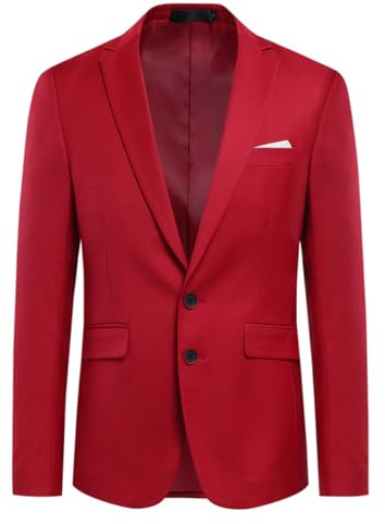 Allthemen kostymjacka herr slim fit kavaj modern kavaj för business bröllop fritid