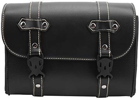 Yuecoom Motorrad Satteltaschen PU Leder Werkzeugtasche Seitentaschen Motorradzubehör Universal