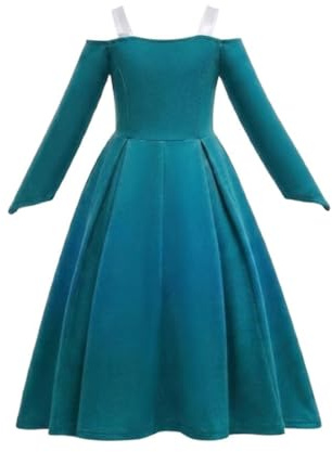 Lito Angels Déguisement de Princesse Aventurière pour Fille avec Robe, 11-12 Ans, Bleu