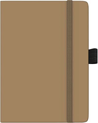 BRUNNEN Wochenkalender Kompagnon Modell 732 2024 2 Seiten = 1 Woche Blattgröße 10 x 14 cm braun