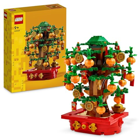 LEGO L’Arbre à Monnaie - Set de Construction de Plante Artificielle pour Enfants de 9 Ans et Plus - Cadeau du Nouvel an Lunaire pour Filles et garçons - Décoration de fêtes 40648