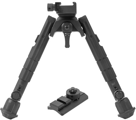UTG Recon 360 TL BIPOD, hauteur centrale 17,8 - 22,9 cm, Picatinny