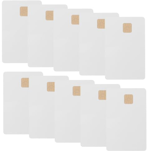 Gadpiparty 10 Pezzi Chip Carte Carta Per Hotel Chip Card Carte Ic Carte Grezze Carta Per Di Controllo Accessi Carte Di Credito Vergini Carte Vergini Con Memoria Chip