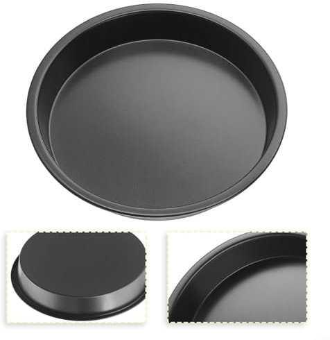 Teglia per forno a microonde, resistente al calore, perfetta per pizza croccante (A)