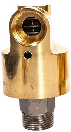 Giunto rotante, Giunto rotante HD20 DN20 da 3/4 pollici, giunto rotante 360, giunto girevole acqua aria olio connettore universale unione di rotazione in ottone(Right thread)