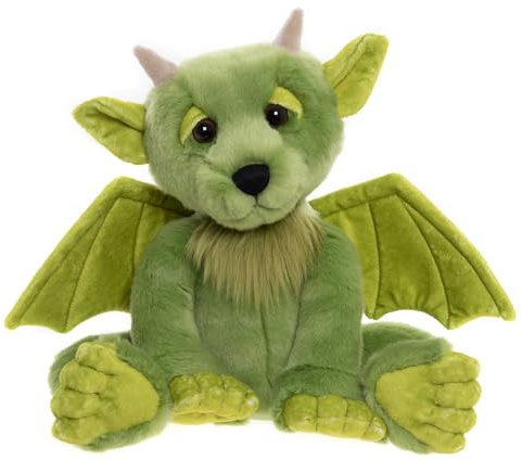 Charlie Bears Spires | Mythical Fantasy Green Plush Character for Kids | Bearhouse Stuffed Toy