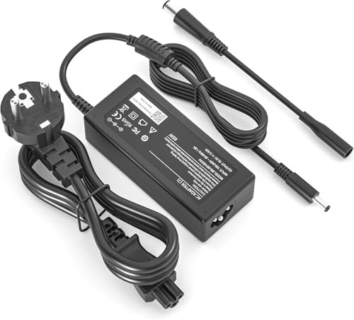 Caricatore Alimentatore 65W per Dell-Inspiron 15-3000 15-5000 7000 17-7000 | per 17-5000 14-7000 13-7000 11-3000 2 in 1 Serie 3583 3593 7506 7573 Latitude 3520 3420 3410 45W Caricabatterie Adattatore
