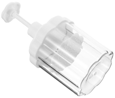 DECOMELODY Dispensador Espuma Transparente Portátil para Shampoo y Limpieza Facial Botella Dosificadora Reutilizable para Viaje Espuma y Controlada para Cuidado Personal