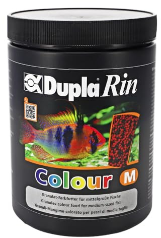Dupla DuplaRin Granulat Colour M I 500 g I färgförstärkande granulatfoder för medelstora söt- och havsvattenfiskar I för intensiva färger och god tillväxt I näringsrikt foder för prydnadsfiskar
