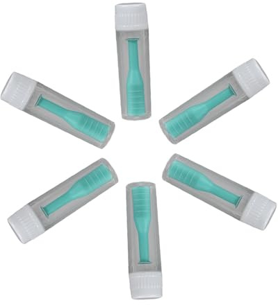 Kit de Herramientas para Lentes de Contacto 6 Piezas Abs Verde | Botella Incluida, Superficie Antideslizante, Ligero y Portátil, Fácil de Limpiar, para Viaje y Vacaciones
