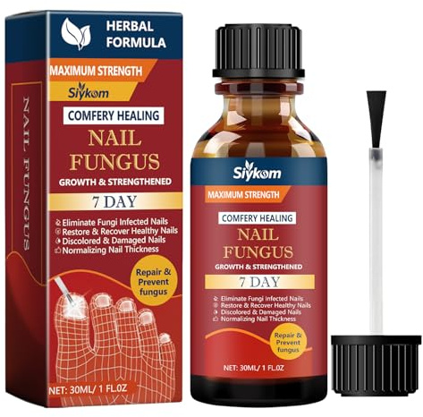 Nagelpilz Nagellack, Nagellack gegen Nagelpilz für Fingernägel und Fußnägel, Schutz & Stärkung Brüchiger Nägel, Spendet Feuchtigkeit Trockener Nagelhaut, 30ml(pack of 1)