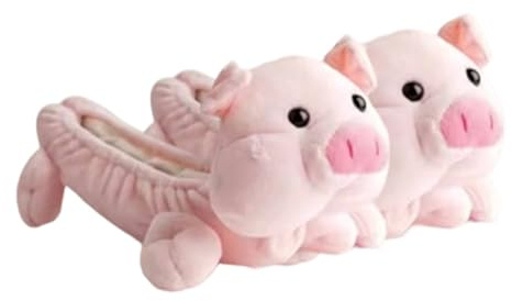 KiBcsLic 2 Stück Plüsch Kufenschoner elastische Öffnung Tier Kufenschoner Plüsch-Klingenschutz für Kinder, Schwein