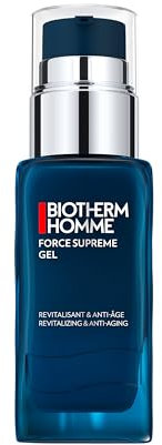 Biotherm Homme, Force Supreme, Gel Antiedad para Hombre, Reafirma y Revitaliza, Para Pieles Sensibles y de Todo Tipo, 50 ml