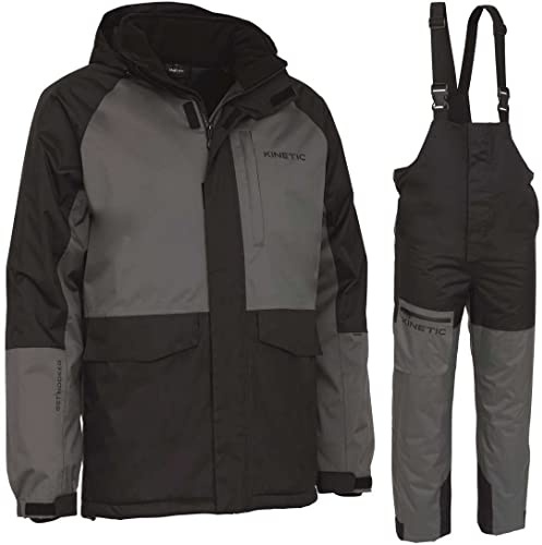Kinetic Winter Suit 2-teilig, Jacke+Hose, Winteranzug, Thermoanzug, Schneeanzug, Angelanzug (Größe XL)