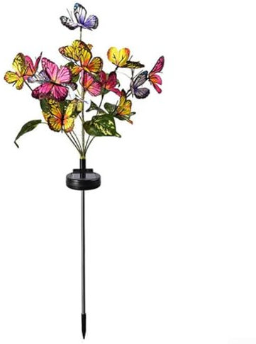 Solarbetriebene Gartendekoration Schöne Schmetterling Licht für den Außenbereich