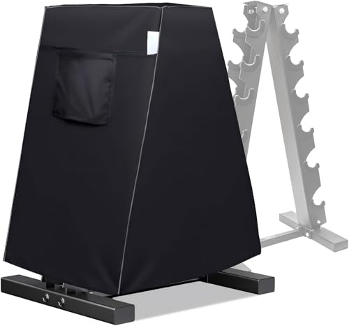 Hantelablage für Zuhause – 6-stufiges A-Rahmen-Aufbewahrungsregal – schwarzer Stahlrahmen – 76,2 x 45,7 x 96 cm – ideal für die Organisation von Gewichten und Trainingsausrüstung (schwarz)