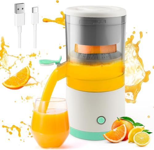 Electric Citrus Juicer for Oranges/Lemons/Grapefruit with Powerful Motor Efficient Healthy Nutritious Fresh 45W White