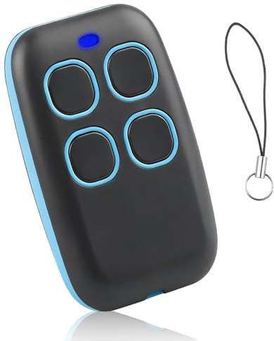 Telecommande Universelle Portail 4 en 1, 280 à 868 MHz Porte Télécommande Universelle pour Porte et Garage Volet Roulant Bip Multifréquence Rolling Code Compatible avec Came TOP432NA TOP432EE TOP432EA