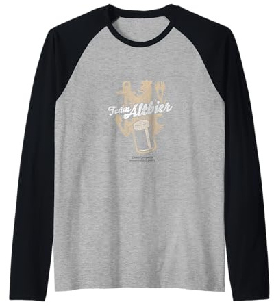 Düsseldorfer Bier Design Inscription Team Altbier Düsseldorf Manche Raglan