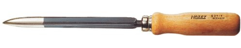 HAZET Dreikant-Hohlschaber 821-2, 315 mm, Spitzen geschliffen | Länge l1 200 mm, Länge l2 315 mm, 148 g, 315 mm, Antrieb 270090 Schaber, 670500 Karosserie-Instandsetzung,