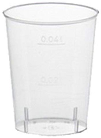 Papstar 40 Gläser für Schnaps Copas de coñac, Multicolor, Único