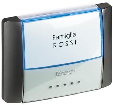 BTicino Idrobox Pulsante Targa IP55, Antracite