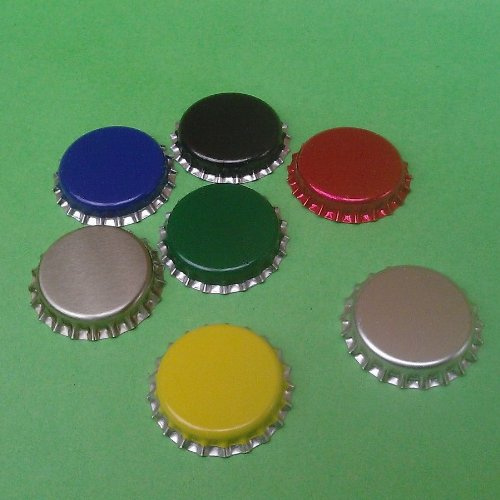 Crown Caps - Pack of 100 Assorted Colours