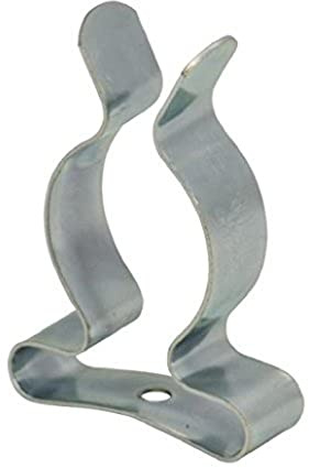 Merriway® BH01981 (5 Pcs) Tool Storage Terry Clip Spring Steel Bright Zinc Plated, 38 - 50mm (1.1/2 - 2 inch) - Pack of 5 Pieces