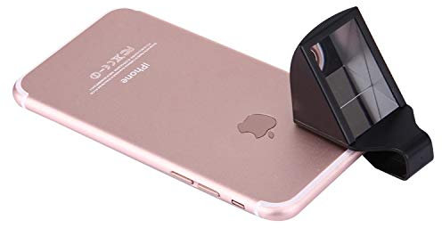 Lente addizionale prisma rotazione inquadratura riprese 90° universale per smartphone tablet web cam