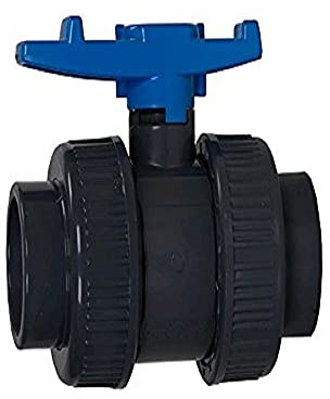 AquaForte - PVC Kugelhahn Econo-Line mit Überwurf Klebemuffe Ø50mm