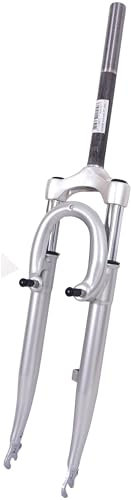 forcella ammortizzata 28 pollici ibrida 1 pollice argento