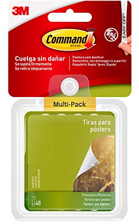 Command 17024VP Confezione Strisce per Poster, Bianco