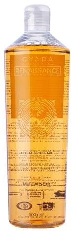GYADA COSMETICS, Acqua Micellare Antiage e Lenitiva, per Pelli Mature e Secche, 500 ml
