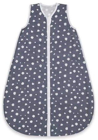 emma & noah Baby Schlafsack 0.5 TOG, Musselin Schlafsack für den Sommer, 100% Bio-Baumwolle, OEKO-TEX Zertifiziert, Atmungsaktiv und Leicht, Strampelsack für Neugeborene