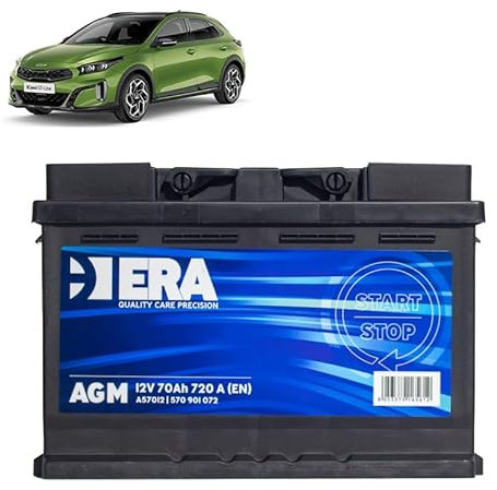 Batteria 70Ah A.G.M. per Kia Xceed 1.6 CRDI gasolio 2019+