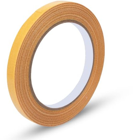 Innfeeltech 1 Rollo 10mm*20M Cinta de Doble Cara para Alfombra Cinta de Montaje Ancha y Resistente, Cinta de Tela Adhesiva para Pared y Suelo de Alfombra