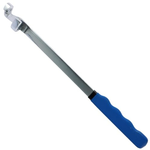 Caffney Wrench Extender Tool Bar 15inch Long Universal Torque Adaptor Wrench Extension Torque Amplifier Tool Spanner Extender Tool Torque Amplifier Extender for Extra Leverage HHD(Red+Silver)